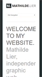 Mobile Screenshot of mathildelier.com